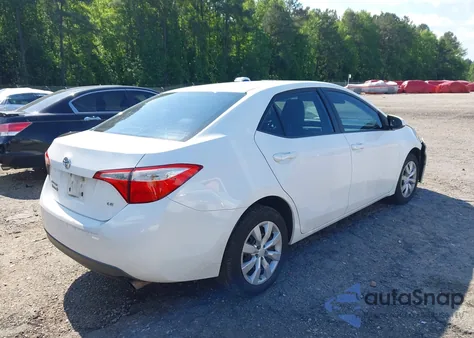 2015 Toyota Corolla Le из США, поврежденный, VIN 2T1BURHE1FC464558